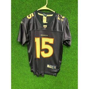 Youth Y2K Denver Broncos Tim Tebow Blue & White Jersey Sz Medium Unisex